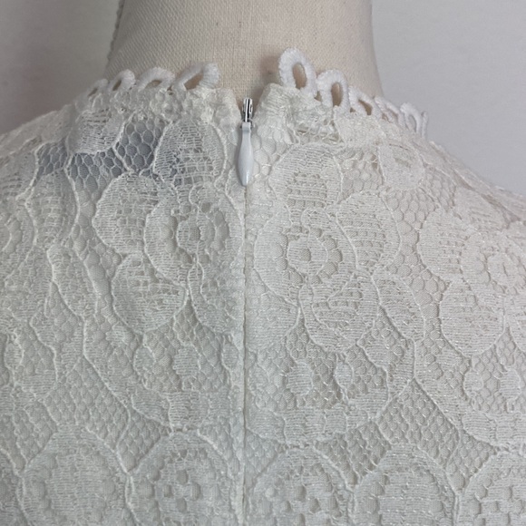 NWT SHEIN white lace dress, size M - Picture 4 of 7